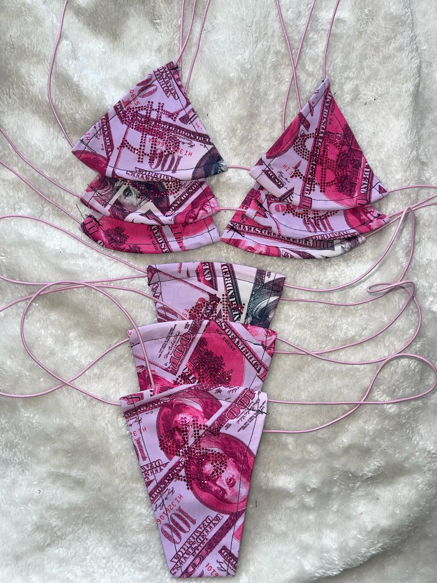 Microkini Set: Pink Paycheck