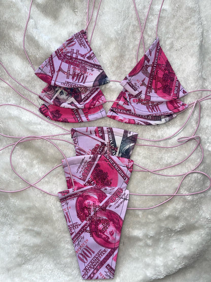 Microkini Set: Pink Paycheck